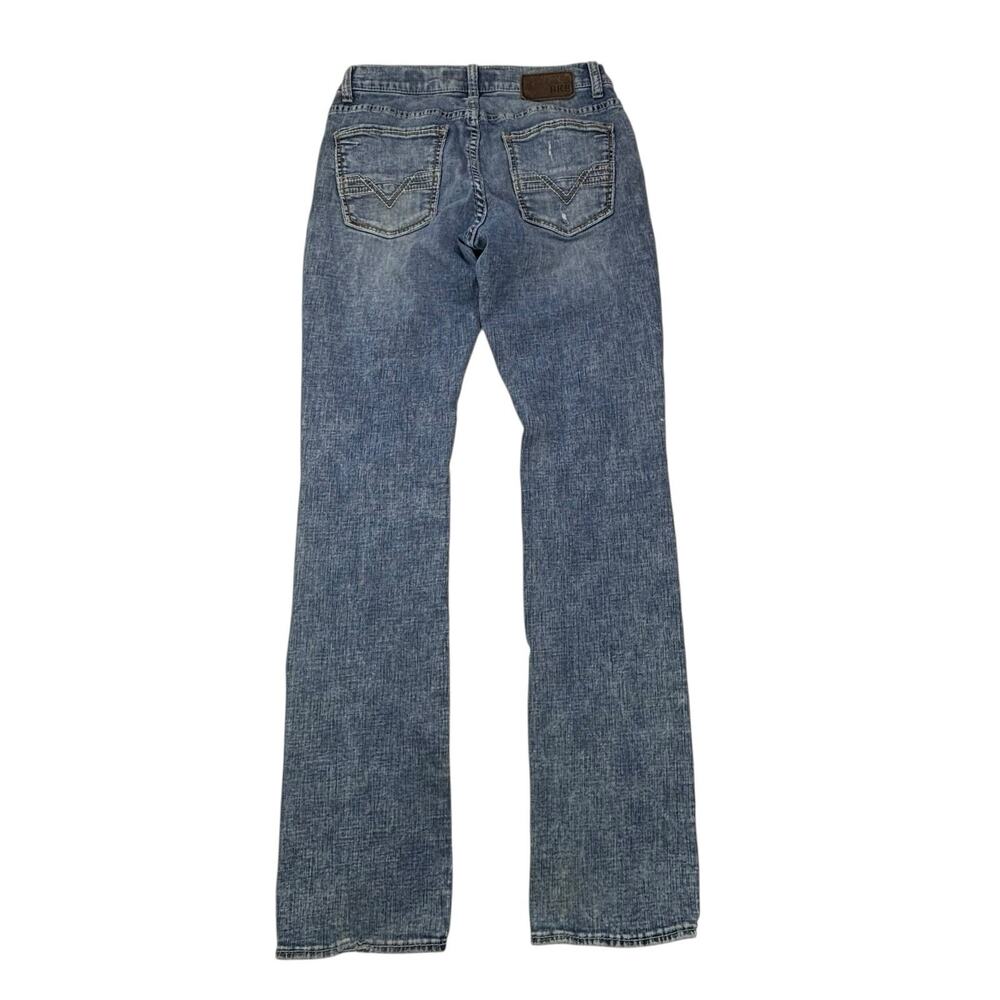 BKE Buckle Alec Straight Leg Jeans Men's 32L Actual 30" W x‎ 33.5"Ins Distressed - Picture 3 of 16